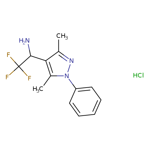 1-(3,5-Dimethyl-1-phenyl-1h-pyrazol-4-yl)-2,2,2-trifluoroethan-1-amine hydrochloride