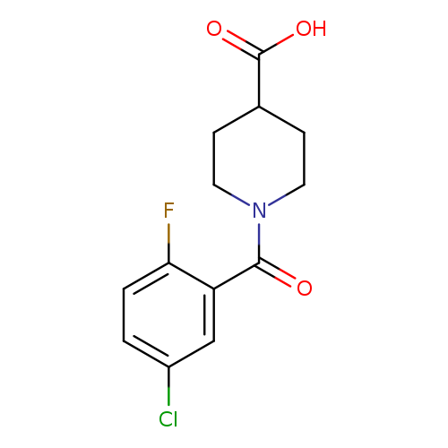 1-(5-chloro-2-fluorobenzoyl)piperidine-4-carboxylic acid