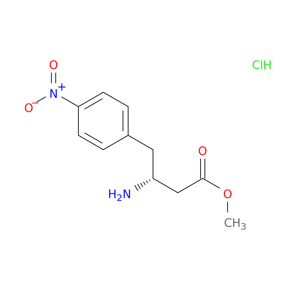 methyl (3R)-3-amino-4-(4-nitrophenyl)butanoate hydrochloride