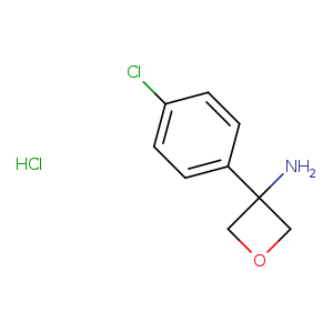 3-Oxetanamine, 3-(4-chlorophenyl)-, hydrochloride (1:1)
