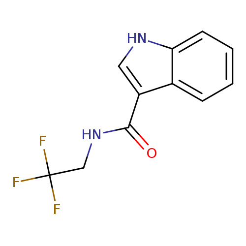 N-(2,2,2-trifluoroethyl)-1H-indole-3-carboxamide