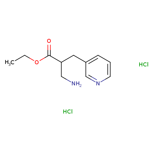 ethyl 3-amino-2-(pyridin-3-ylmethyl)propanoate dihydrochloride