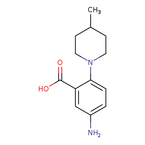 5-Amino-2-(4-methyl-1-piperidinyl)benzoic acid