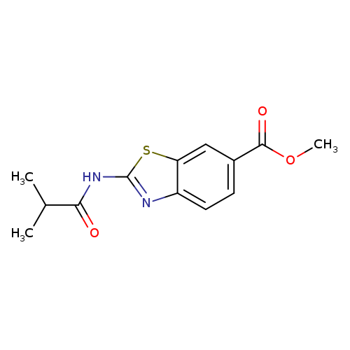 methyl 2-(2-methylpropanamido)-1,3-benzothiazole-6-carboxylate