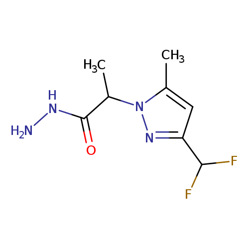 2-[3-(Difluoromethyl)-5-methyl-1h-pyrazol-1-yl]propanohydrazide