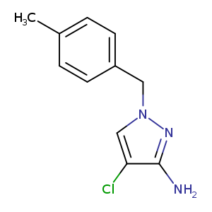 4-Chloro-1-(4-methylbenzyl)-1H-pyrazol-3-amine