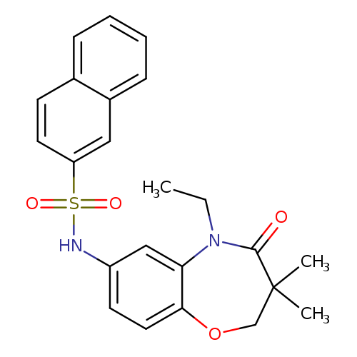 N-(5-ethyl-3,3-dimethyl-4-oxo-2,3,4,5-tetrahydro-1,5-benzoxazepin-7-yl)naphthalene-2-sulfonamide