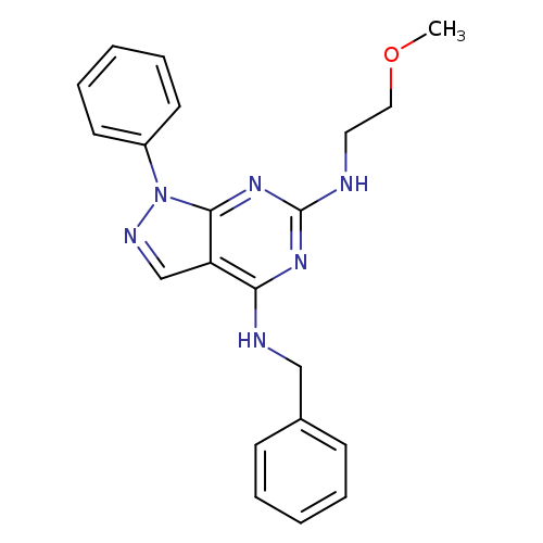 N4-benzyl-N6-(2-methoxyethyl)-1-phenyl-1H-pyrazolo[3,4-d]pyrimidine-4,6-diamine