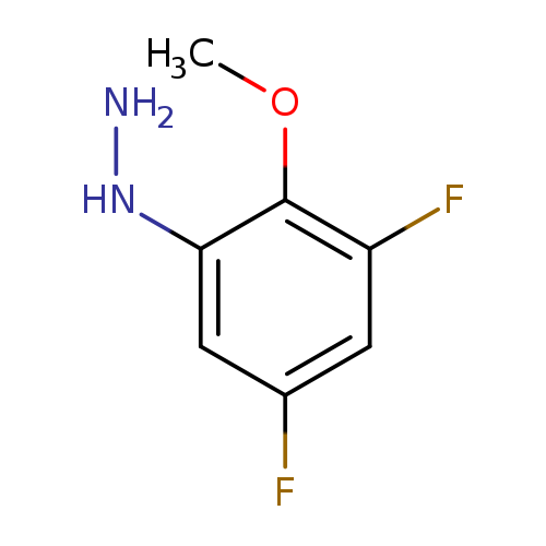 (3,5-difluoro-2-methoxyphenyl)hydrazine