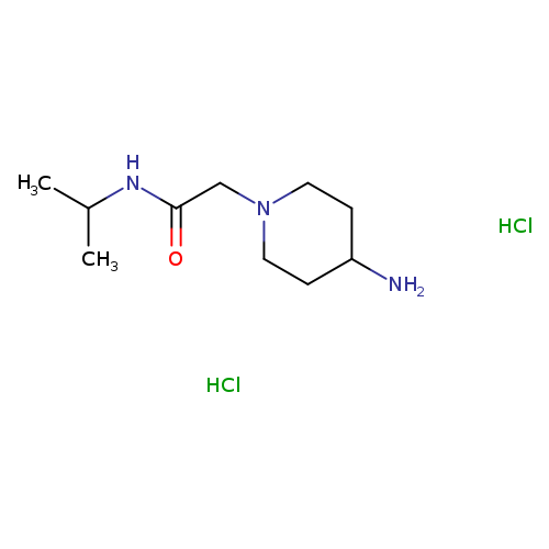 2-(4-Aminopiperidin-1-yl)-n-(propan-2-yl)acetamide dihydrochloride