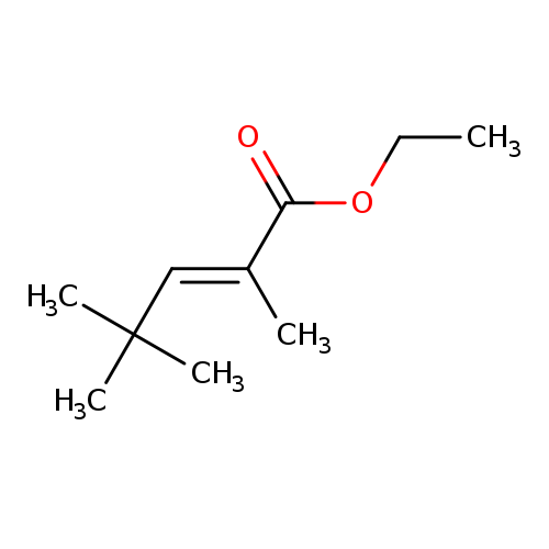 2-Pentenoic acid, 2,4,4-trimethyl-, ethyl ester, (E)-