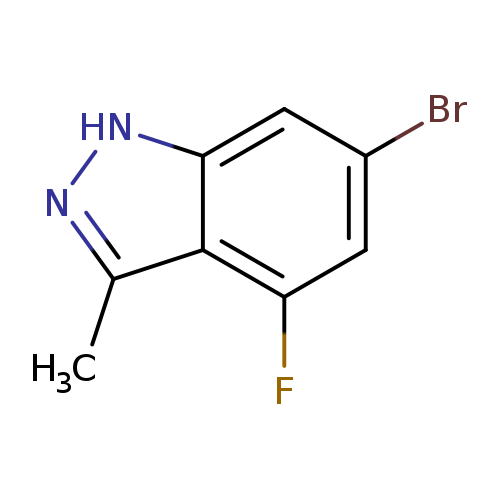 1H-Indazole, 6-bromo-4-fluoro-3-methyl-