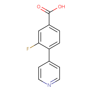 3-fluoro-4-(pyridin-4-yl)benzoic acid