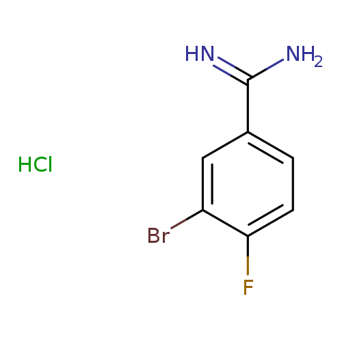 3-Bromo-4-fluoro-benzamidine hydrochloride