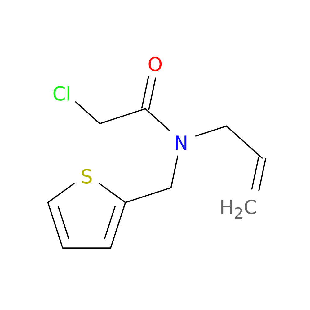 2-chloro-N-(prop-2-en-1-yl)-N-[(thiophen-2-yl)methyl]acetamide