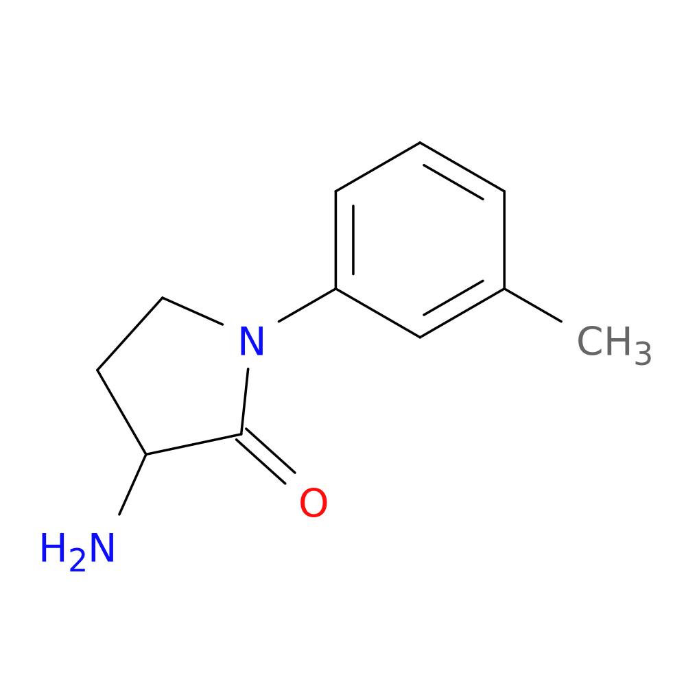 3-amino-1-(3-methylphenyl)pyrrolidin-2-one