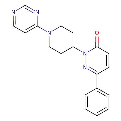 6-phenyl-2-[1-(pyrimidin-4-yl)piperidin-4-yl]-2,3-dihydropyridazin-3-one