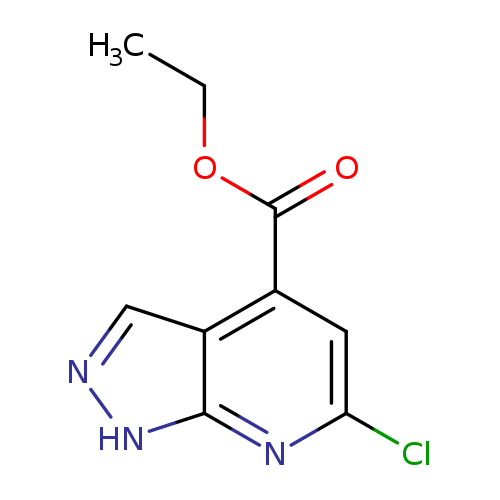 ETHYL6-CHLORO-1H-PYRAZOLO[3,4-B]PYRIDINE-4-CARBOXYLATE