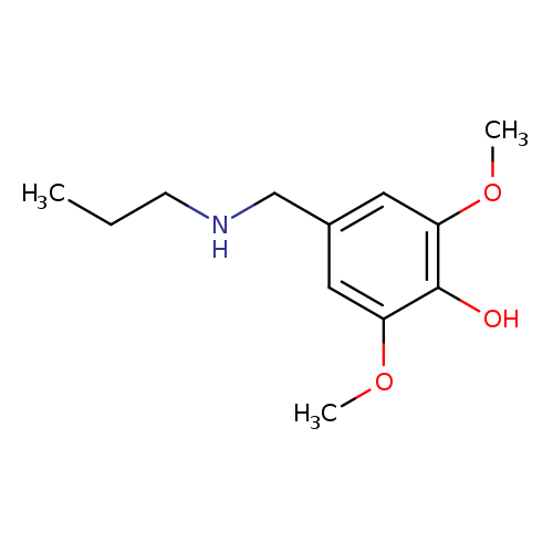 2,6-dimethoxy-4-[(propylamino)methyl]phenol