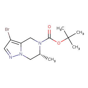 tert-butyl (6R)-3-bromo-6-methyl-4H,5H,6H,7H-pyrazolo[1,5-a]pyrazine-5-carboxylate