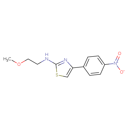 N-(2-methoxyethyl)-4-(4-nitrophenyl)-1,3-thiazol-2-amine