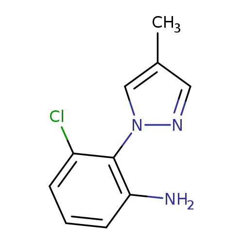 [3-chloro-2-(4-methyl-1H-pyrazol-1-yl)phenyl]amine