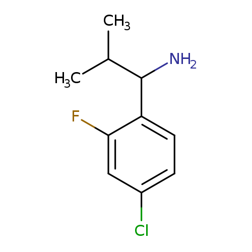 1-(4-chloro-2-fluorophenyl)-2-methylpropan-1-amine