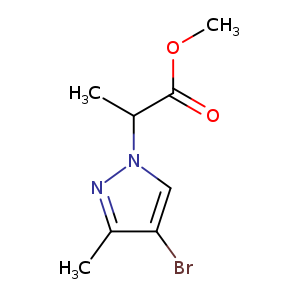 Methyl 2-(4-bromo-3-methyl-1h-pyrazol-1-yl)propanoate