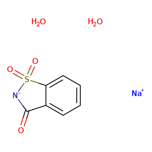 1,2-Benzisothiazol-3(2H)-one, 1,1-dioxide, sodium salt, dihydrate