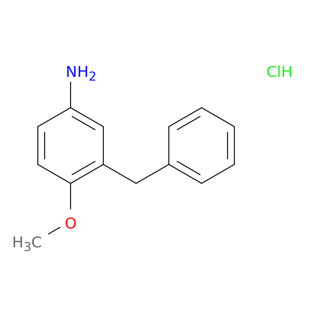 3-benzyl-4-methoxyaniline hydrochloride