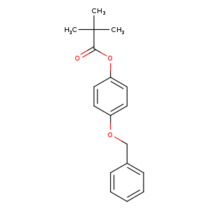 4-(benzyloxy)phenyl 2,2-dimethylpropanoate