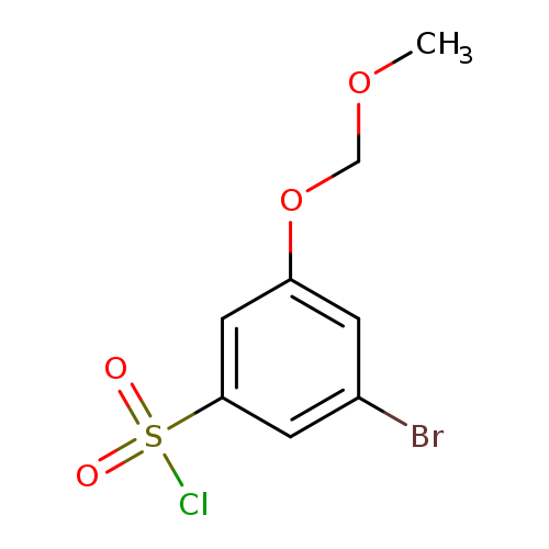 3-bromo-5-(methoxymethoxy)benzene-1-sulfonyl chloride
