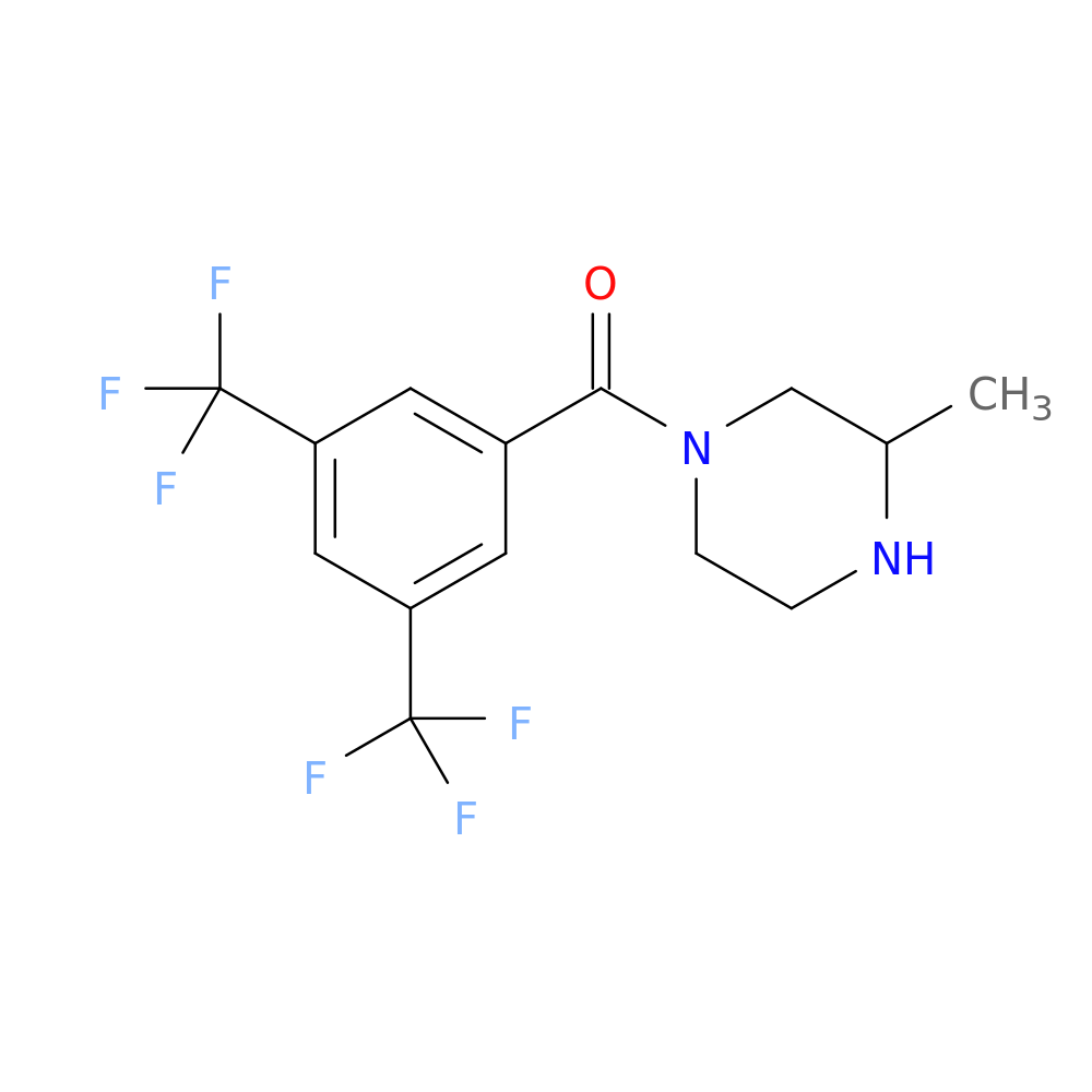 1-[3,5-bis(trifluoromethyl)benzoyl]-3-methylpiperazine