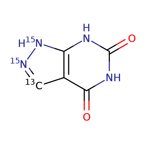 4,6-Dihydroxypyrazolo[3,4-d]pyrimidine-13C,15N2