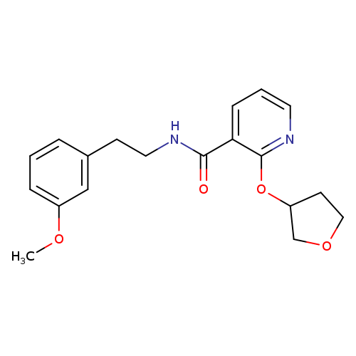 N-[2-(3-methoxyphenyl)ethyl]-2-(oxolan-3-yloxy)pyridine-3-carboxamide