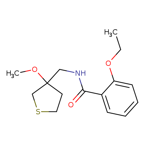 2-ethoxy-N-[(3-methoxythiolan-3-yl)methyl]benzamide