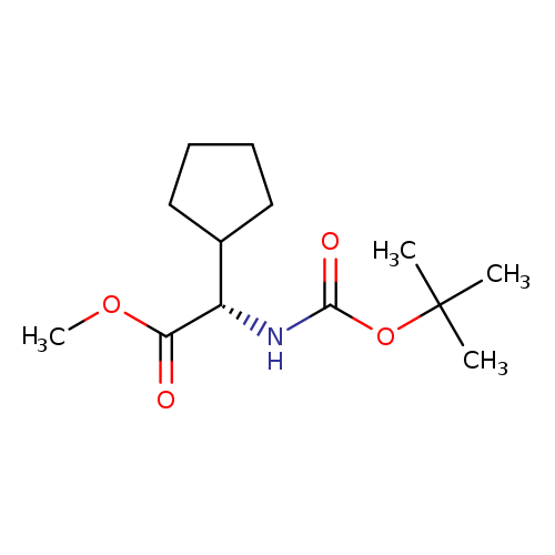 Cyclopentaneacetic acid, a-[[(1,1-dimethylethoxy)carbonyl]amino]-,methyl ester, (S)-
