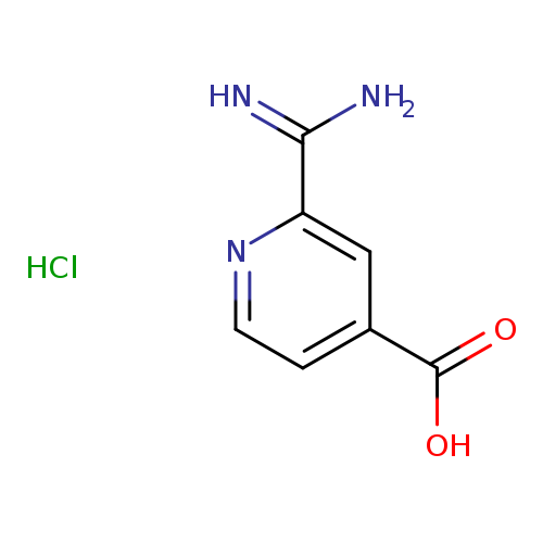 2-carbamimidoylpyridine-4-carboxylic acid hydrochloride