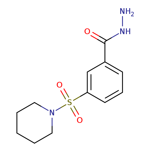 3-(piperidine-1-sulfonyl)benzohydrazide