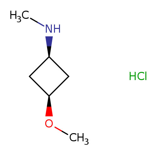 3-methoxy-N-methylcyclobutan-1-amine hydrochloride, cis