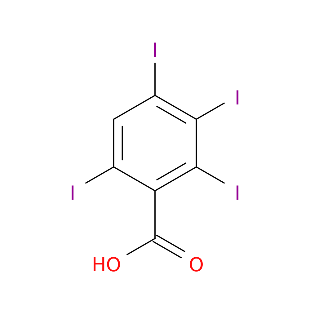 Benzoic acid, 2,3,4,6-tetraiodo-