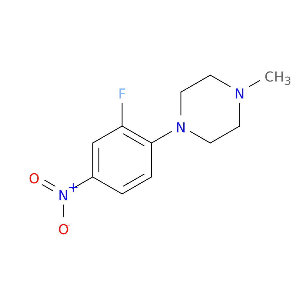 1-(2-Fluoro-4-nitrophenyl)-4-methylpiperazine