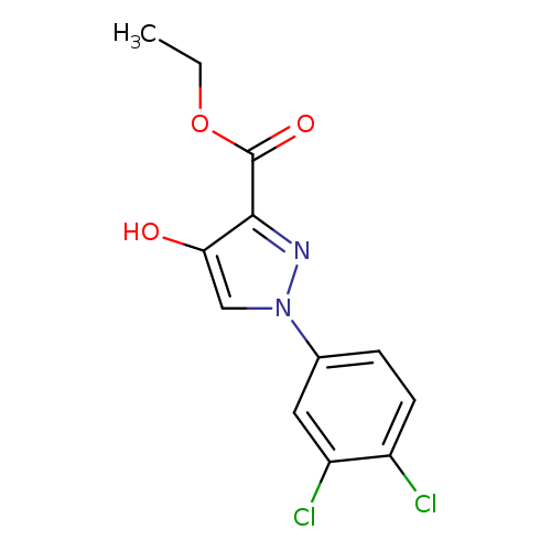 ETHYL 1-(3,4-DICHLOROPHENYL)-4-HYDROXY-1H-PYRAZOLE-3-CARBOXYLATE