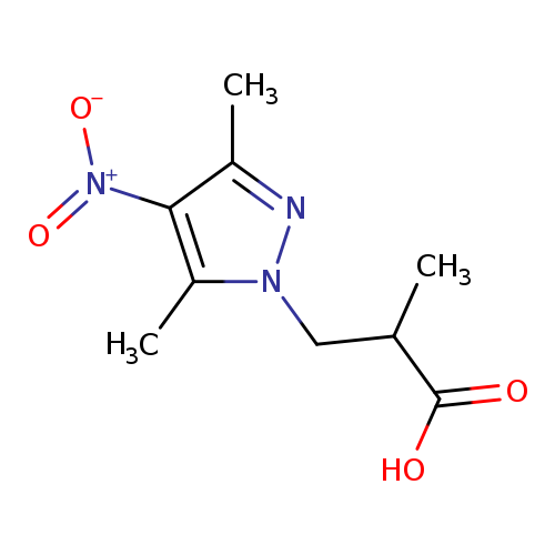 3-(3,5-Dimethyl-4-nitro-1h-pyrazol-1-yl)-2-methylpropanoic acid