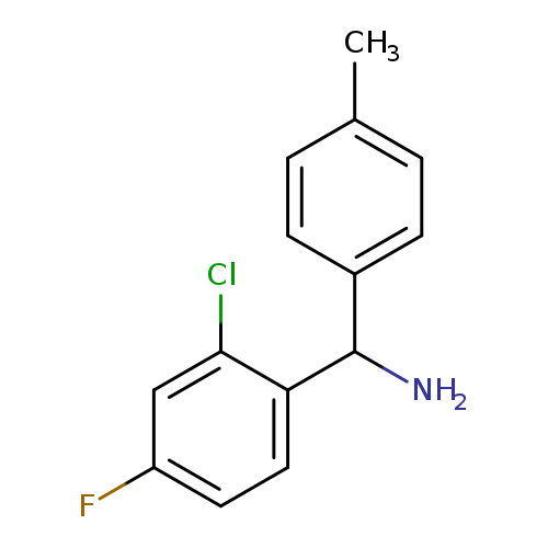 (2-chloro-4-fluorophenyl)(4-methylphenyl)methanamine