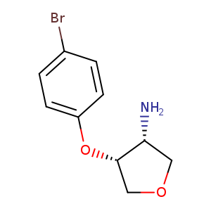 (3R,4R)-rel-4-(4-bromophenoxy)oxolan-3-amine
