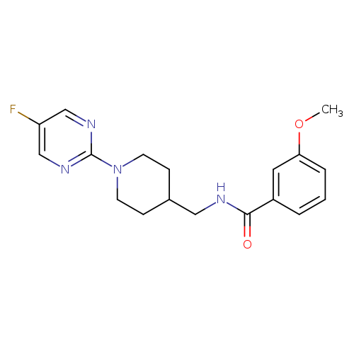 N-{[1-(5-fluoropyrimidin-2-yl)piperidin-4-yl]methyl}-3-methoxybenzamide