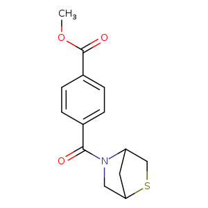 methyl 4-{2-thia-5-azabicyclo[2.2.1]heptane-5-carbonyl}benzoate