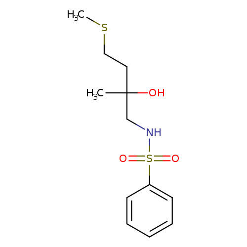 2-(benzenesulfonamidomethyl)-4-(methylsulfanyl)butan-2-ol