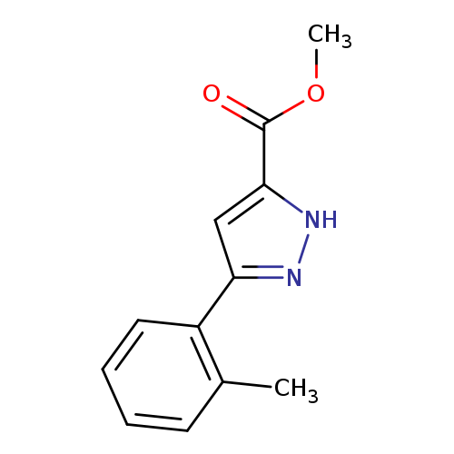 methyl 5-(2-methylphenyl)-1H-pyrazole-3-carboxylate